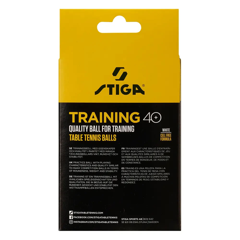 Stiga Training 40+ 12-pack White | Bordtennisboll | Köp hos TTEX ...